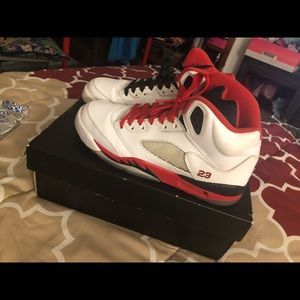 Jordan Fire Red 5’s